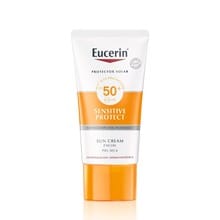 Protector Solar Eucerin Fps 50+ Sensitive Crema Facial 50ml