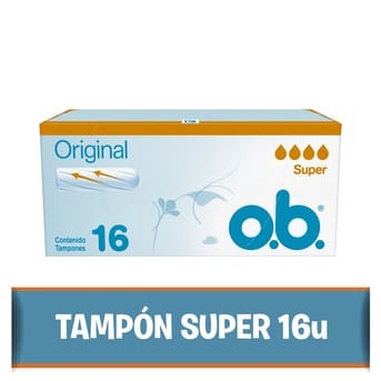 Tampones Originales O.B. Super 16un