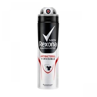 Desodorante Rexona Men Antibacterial Invisible 150ml (90g)