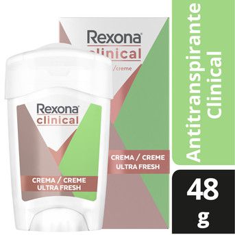 Desodorante Crema Rexona Wom Clinical Ultra Fresh A/T 48g