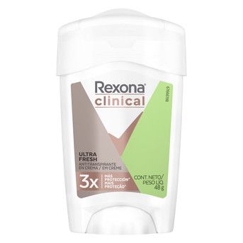 Desodorante Crema Rexona Wom Clinical Ultra Fresh A/T 48g