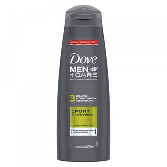 Shampoo 3en1 Dove Men+Care Sports 400ml