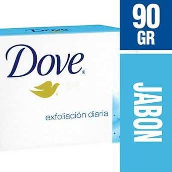 Jabón Pastilla Individual Dove Exfoliante 90g