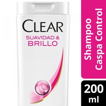 Shampoo Clear Suavidad y Brillo 200ml